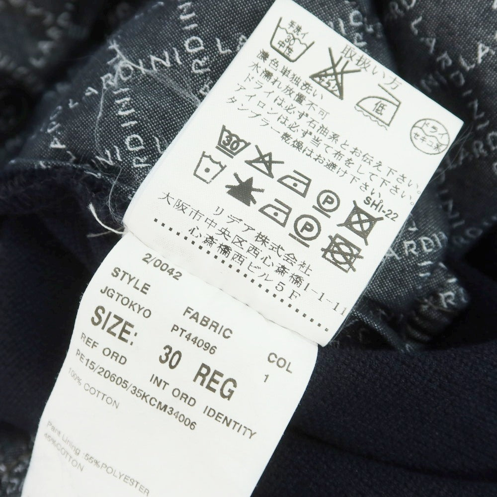 【中古】ラルディーニ LARDINI WHY NOT コットン ショートパンツ ネイビー【 30 】【 状態ランクB 】【 メンズ 】