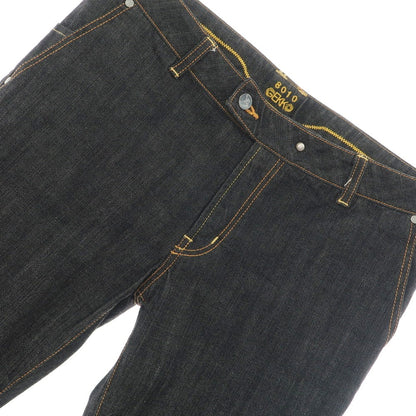【中古】ハチゼロイチゼロゲッコー 8010 GEKKO ストレッチ コットン ジーンズ デニムパンツ ブラック【 31 】【 状態ランクA 】【 メンズ 】
