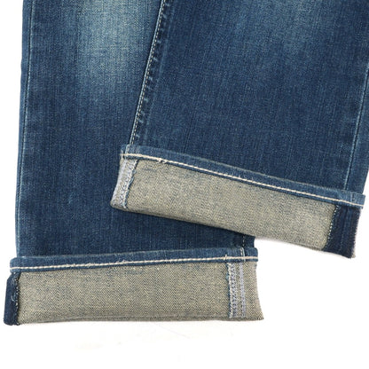 【中古】シビリア SIVIGLIA ストレッチ コットンポリエステル ジーンズ デニムパンツ ネイビー【 32 】【 状態ランクC 】【 メンズ 】
