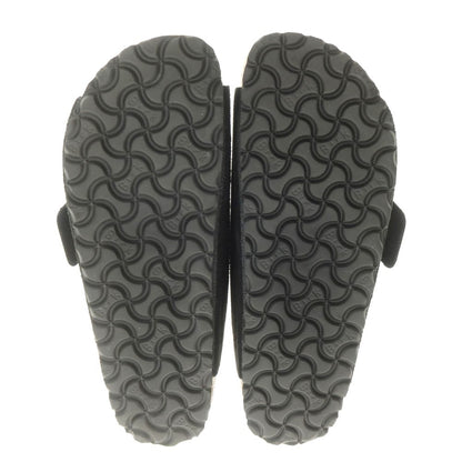 【中古】ビルケンシュトック BIRKENSTOCK Arosa Big Buckle スエード サンダル ブラック【 40 】【 状態ランクB 】【 メンズ 】