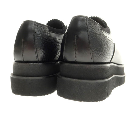 【中古】【未使用】フットザコーチャー foot the coacher レザーシューズ スニーカー ブラック【 7 】【 状態ランクS 】【 メンズ 】