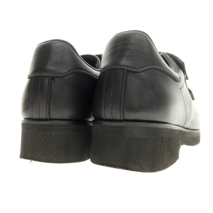 【中古】フットザコーチャー foot the coacher レザー ベルクロスニーカー ブラック【 7 】【 状態ランクB 】【 メンズ 】