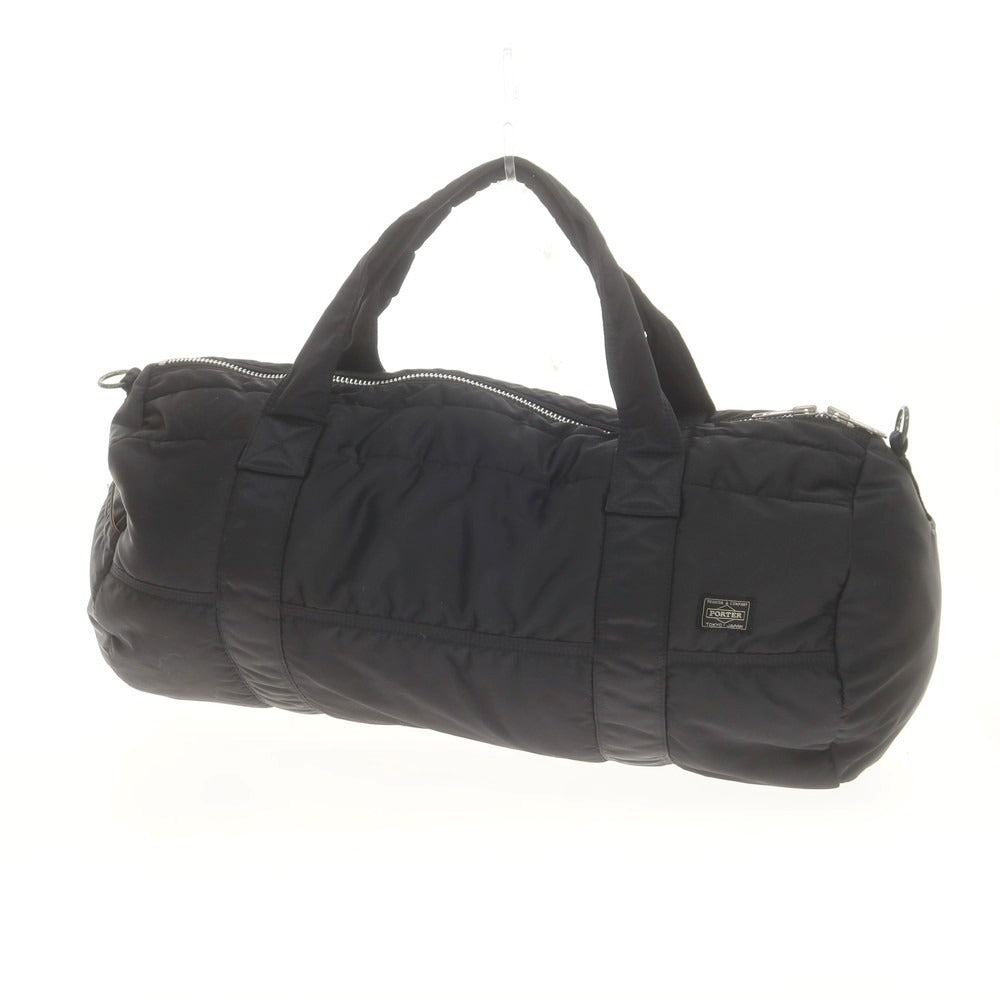 【中古】ポーター PORTER タンカー ナイロン ボストンバッグ ブラック【 状態ランクB 】【 メンズ 】