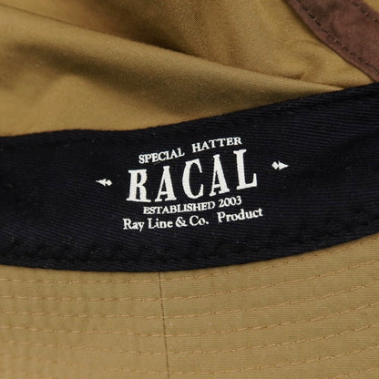 【中古】ラカル RACAL 形状記憶ポリエステル 軽撥水加工 マウンテンハット 帽子 ベージュ【サイズL】【 状態ランクC 】【 メンズ 】