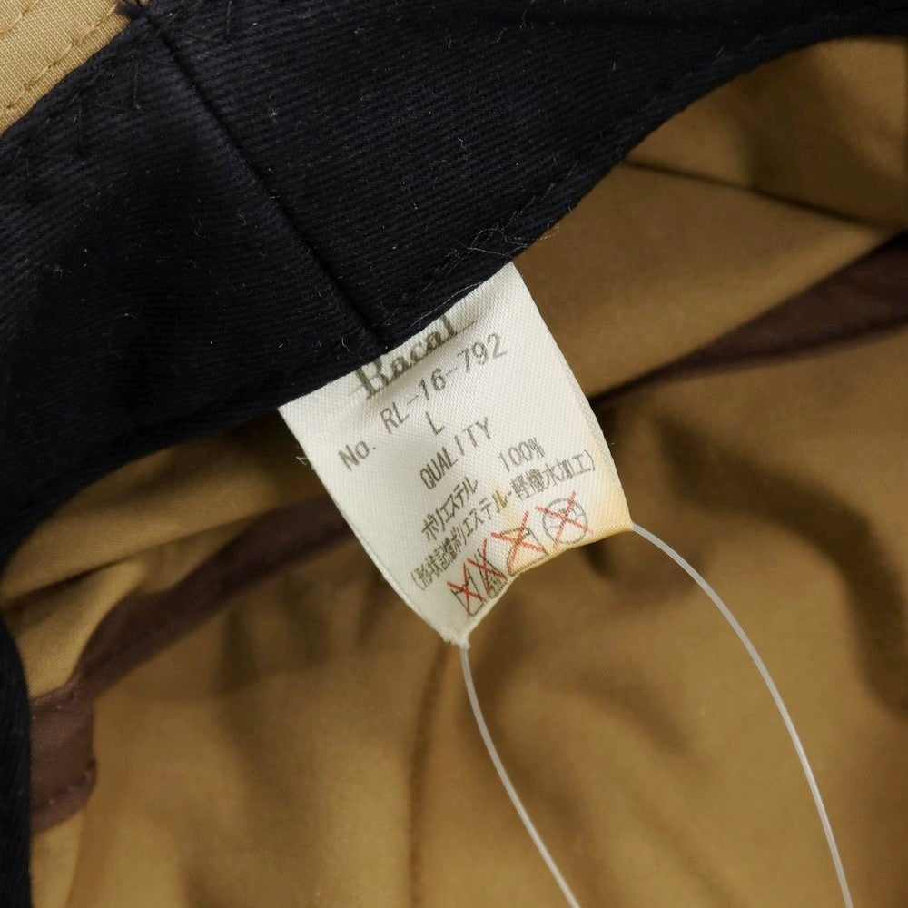 【中古】ラカル RACAL 形状記憶ポリエステル 軽撥水加工 マウンテンハット 帽子 ベージュ【サイズL】【 状態ランクC 】【 メンズ 】