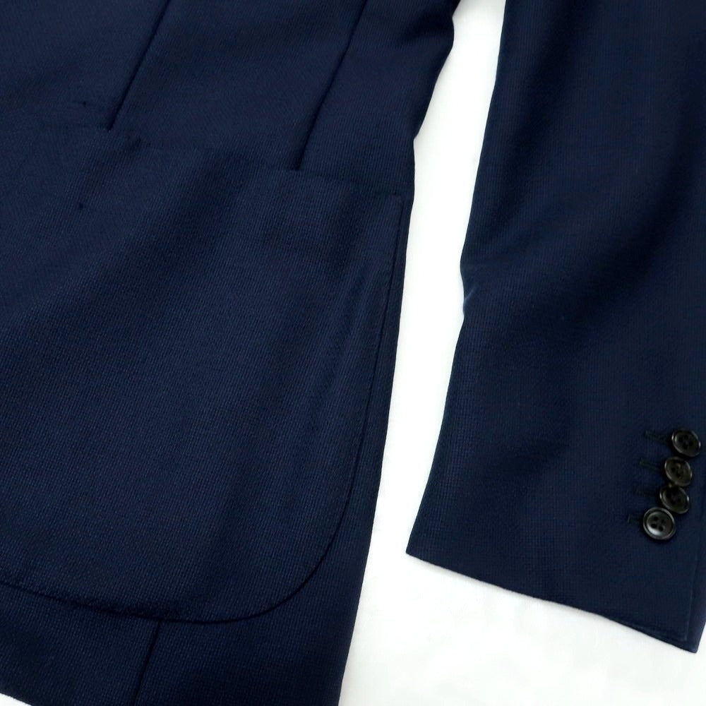 【中古】ベルベスト Belvest JACKET IN THE BOX サマーウール テーラードジャケット ネイビー【 48 】【 状態ランクD 】【 メンズ 】