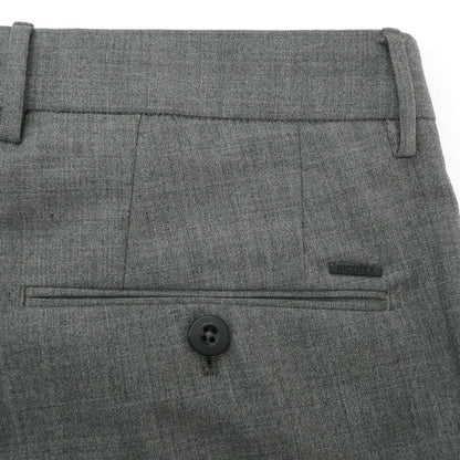 【中古】インコテックス スローウェア INCOTEX SLOWEAR ストレッチ ポリエステルウール ドレススラックスパンツ グレー【 48 】【 状態ランクB 】【 メンズ 】