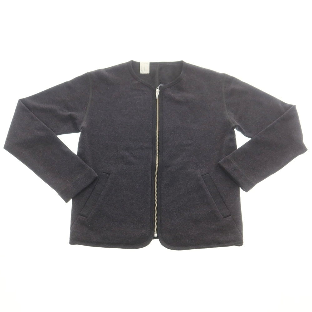 【中古】エヌハリウッド N.HOOLYWOOD ストレッチ ポリエステルコットン ジップアップ カーディガン チャコール【 38 】【 状態ランクB 】【 メンズ 】