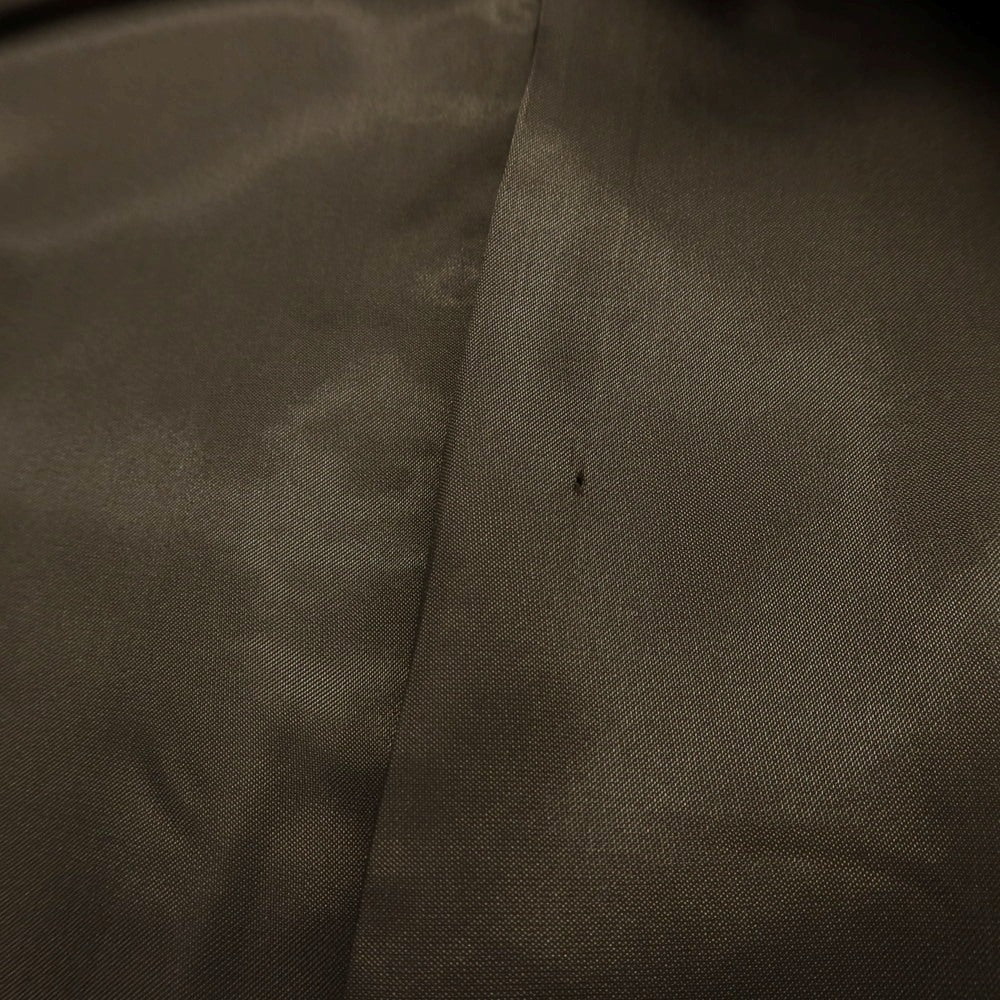 【新品アウトレット】ベルベスト Belvest ウールカシミヤ チェック ステンカラーコート ブラウン【 48 】【 状態ランクN- 】【 メンズ 】