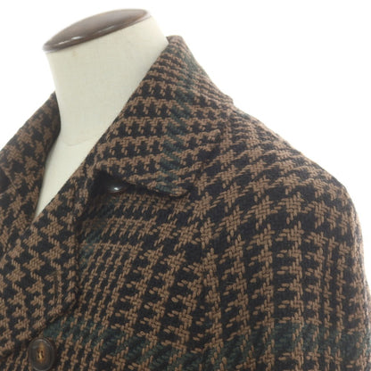 【新品アウトレット】スティレ ラティーノ STILE LATINO CUBRANDO チェック トレンチコート ブラウンxブラック【 52 】【 状態ランクN- 】【 メンズ 】