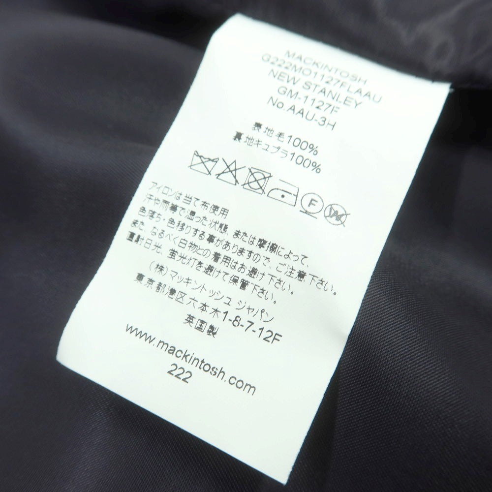【新品】マッキントッシュ Mackintosh NEW STANLEY ウール チェスターフィールドコート ネイビー【 40 】【 状態ランクN 】【 メンズ 】