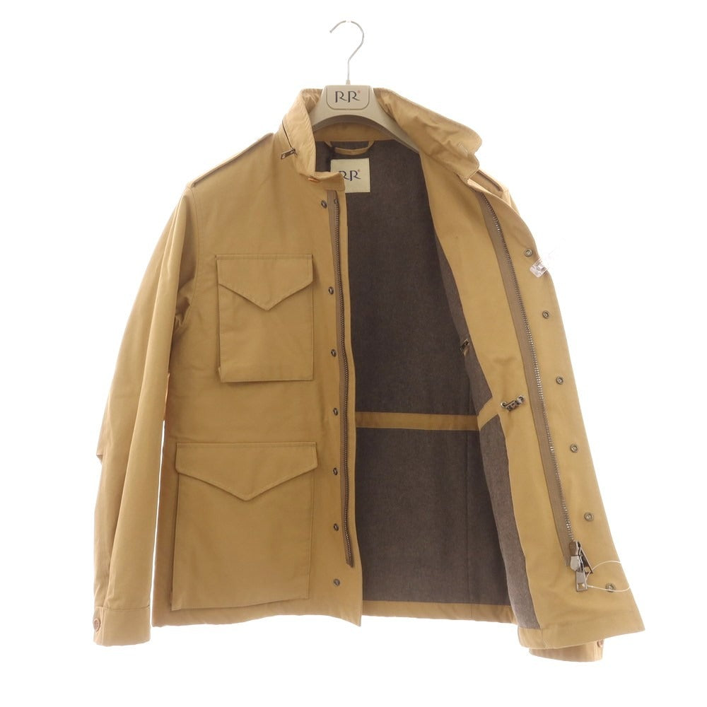 【新品アウトレット】アールアール ロマーノリドルフィ RR ROMANO RIDOLFI FIELD コットン 中綿 ミリタリージャケット ベージュ【 48 】【 状態ランクN- 】【 メンズ 】