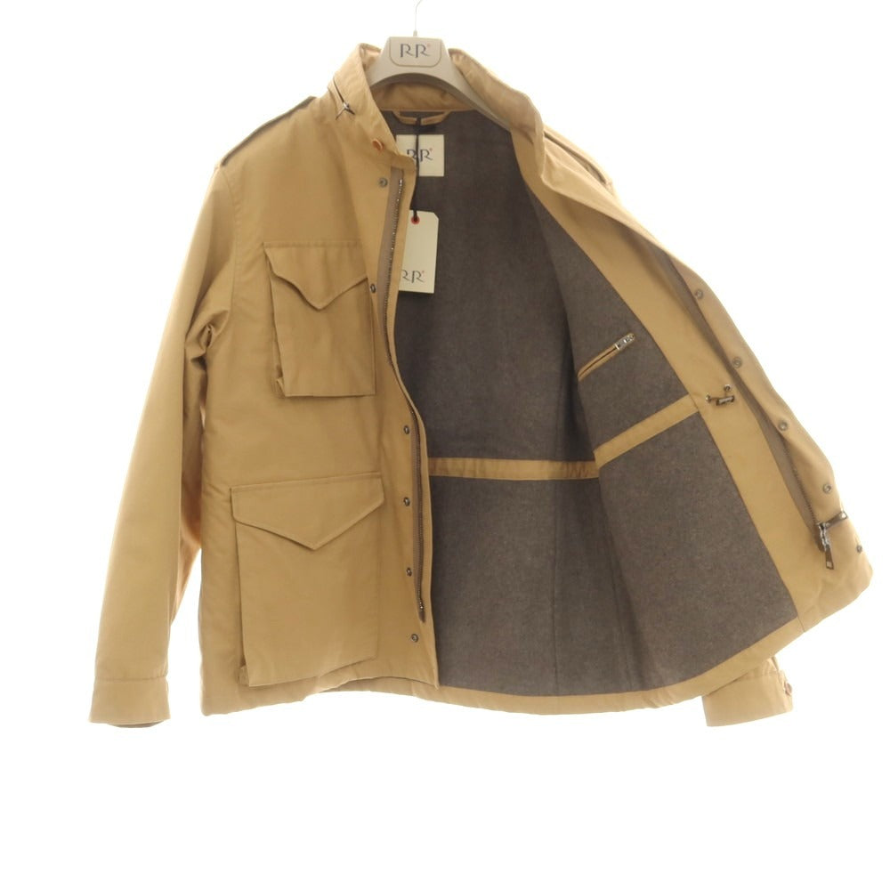 【新品】アールアール ロマーノリドルフィ RR ROMANO RIDOLFI FIELD コットン ウールライニング フィールドジャケット キャメル【 52 】【 状態ランクN 】【 メンズ 】
