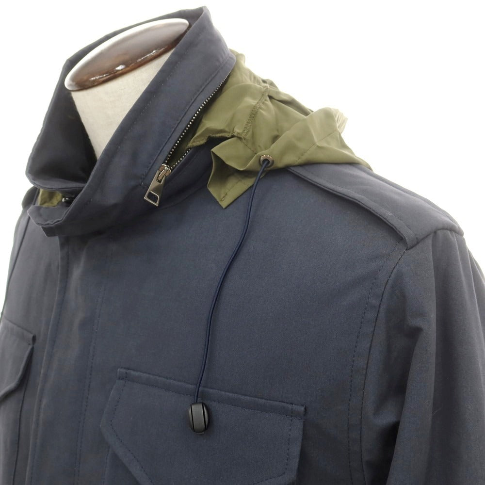 【新品】アールアール ロマーノリドルフィ RR ROMANO RIDOLFI FIELD コットン ウールライニング フィールドジャケット グレイッシュネイビー【 52 】【 状態ランクN 】【 メンズ 】