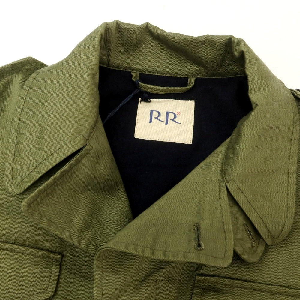 【新品】アールアール ロマーノリドルフィ RR ROMANO RIDOLFI SMITH コットン 中綿 ジャングルファティーグジャケット ミリタリーグリーン【 48 】【 状態ランクN 】【 メンズ 】