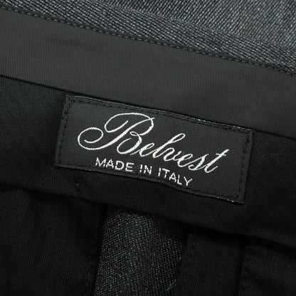 【新品】ベルベスト Belvest ウール ドレススラックスパンツ チャコール【 44 】【 状態ランクN 】【 メンズ 】