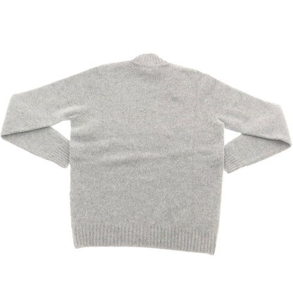 【新品】ドルモア DRUMOHR ウール モックネック プルオーバーニット ライトグレー【 48 】【 状態ランクN 】【 メンズ 】