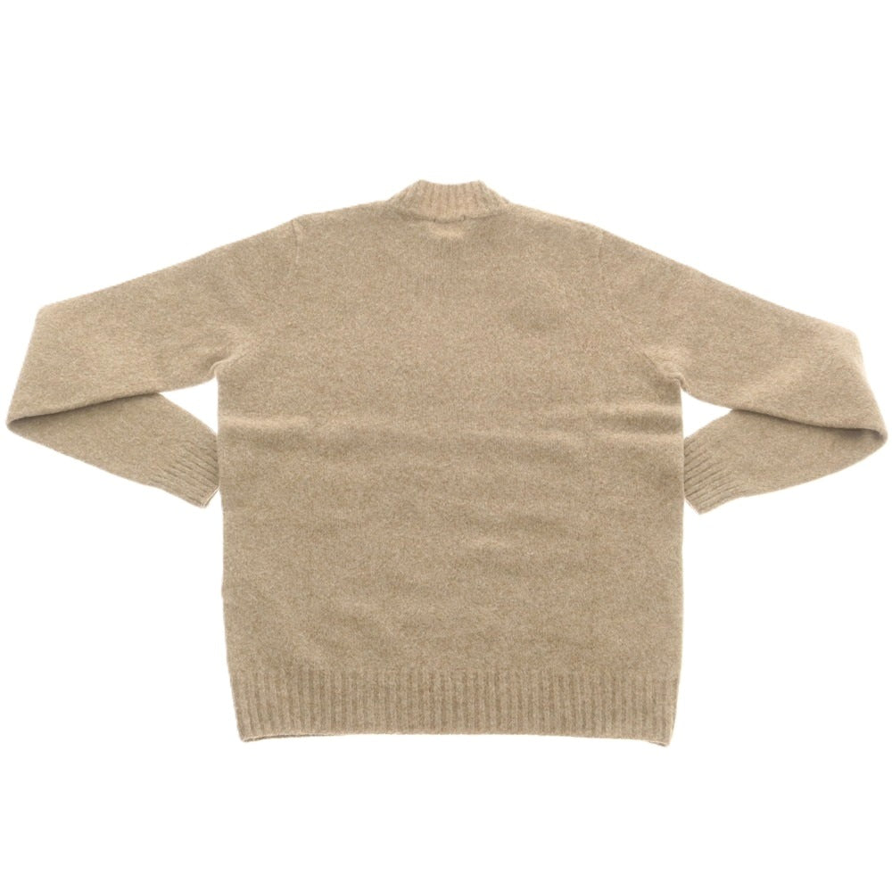 【新品】ドルモア DRUMOHR ウール モックネック プルオーバーニット ダークベージュ【 48 】【 状態ランクN 】【 メンズ 】