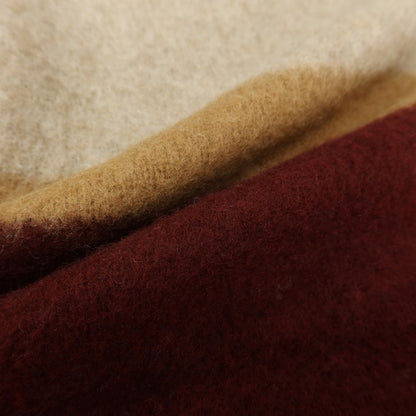 【新品】ドルモア DRUMOHR ウール クルーネック プルオーバーニット ワインレッドxパープル【 46 】【 状態ランクN 】【 メンズ 】