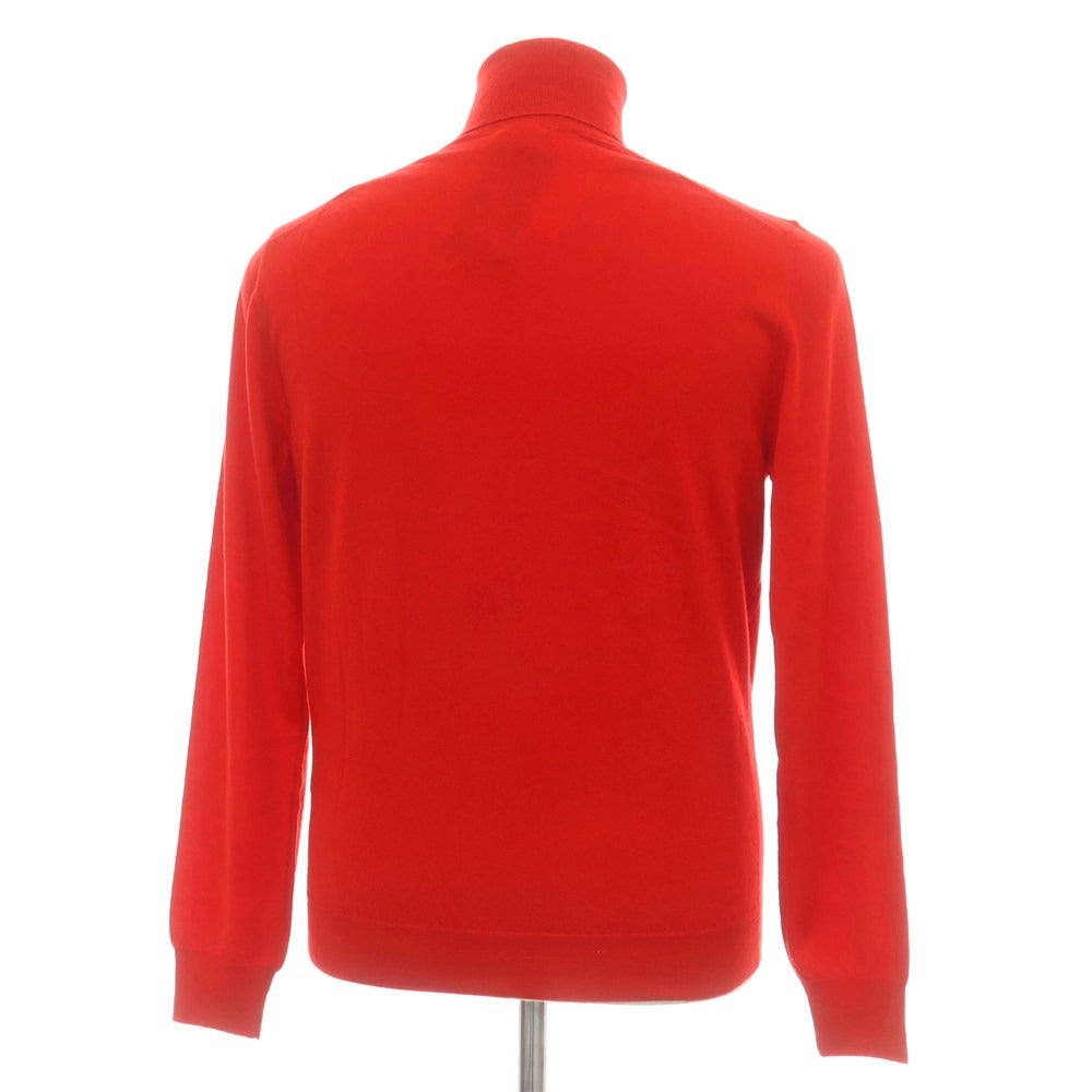 【新品】ドルモア DRUMOHR LUXURY ハイゲージ カシミヤ タートルネック プルオーバーニット レッド【 48 】【 状態ランクN 】【 メンズ 】