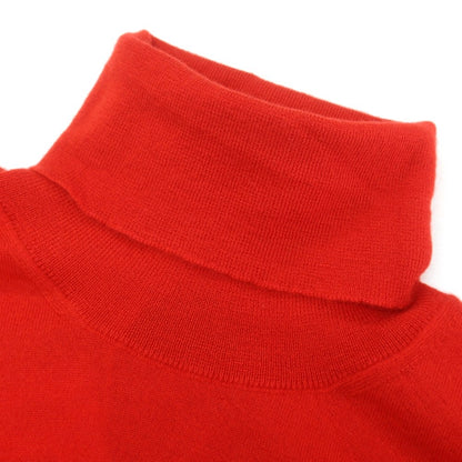 【新品】ドルモア DRUMOHR LUXURY ハイゲージ カシミヤ タートルネック プルオーバーニット レッド【 48 】【 状態ランクN 】【 メンズ 】