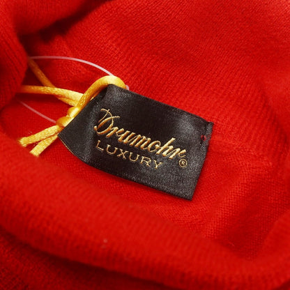 【新品】ドルモア DRUMOHR LUXURY ハイゲージ カシミヤ タートルネック プルオーバーニット レッド【 48 】【 状態ランクN 】【 メンズ 】