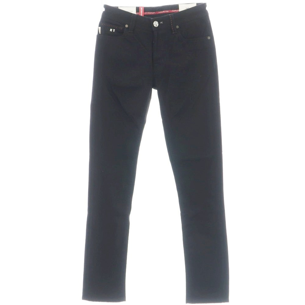 【新品】トラマロッサ Tramarossa LEONARDO ストレッチ コットンポリエステル デニムパンツ ブラック【 30 】【 状態ランクN 】【 メンズ 】