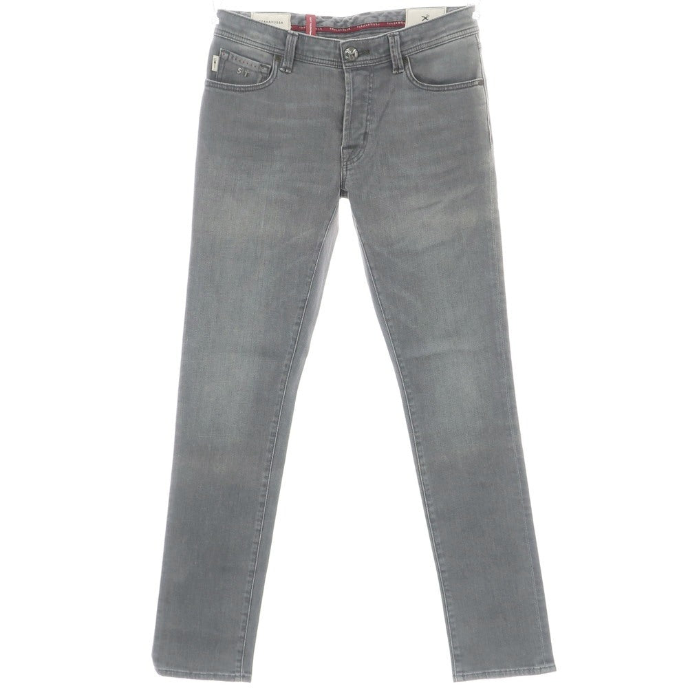 【中古】トラマロッサ Tramarossa LEONARDO ストレッチ コットン ジーンズ デニムパンツ グレー【 32 】【 状態ランクD 】【 メンズ 】