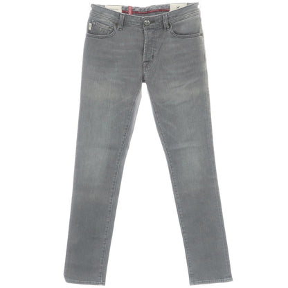 【中古】トラマロッサ Tramarossa LEONARDO ストレッチ コットン ジーンズ デニムパンツ グレー【 32 】【 状態ランクD 】【 メンズ 】