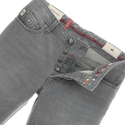 【中古】トラマロッサ Tramarossa LEONARDO ストレッチ コットン ジーンズ デニムパンツ グレー【 32 】【 状態ランクD 】【 メンズ 】
