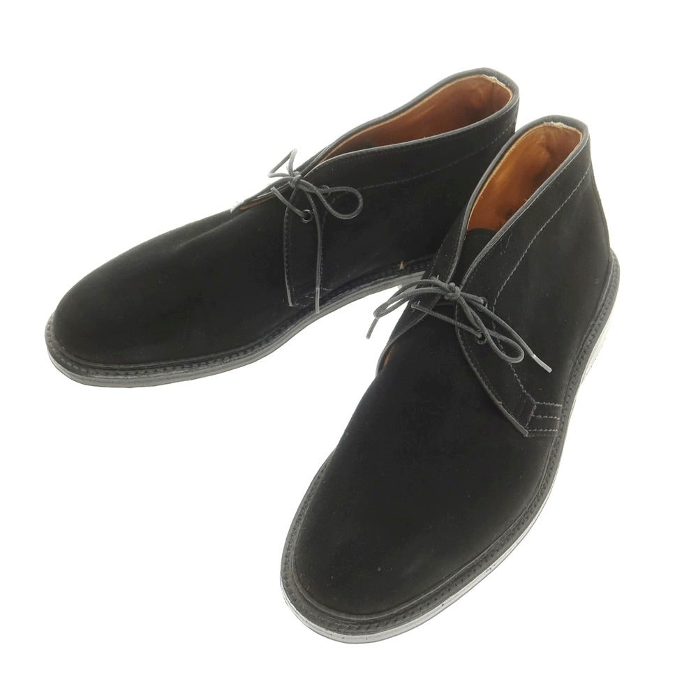 【新品】オールデン ALDEN N1702 スエード チャッカブーツ ブラック【 71/2D 】【 状態ランクN 】【 メンズ 】