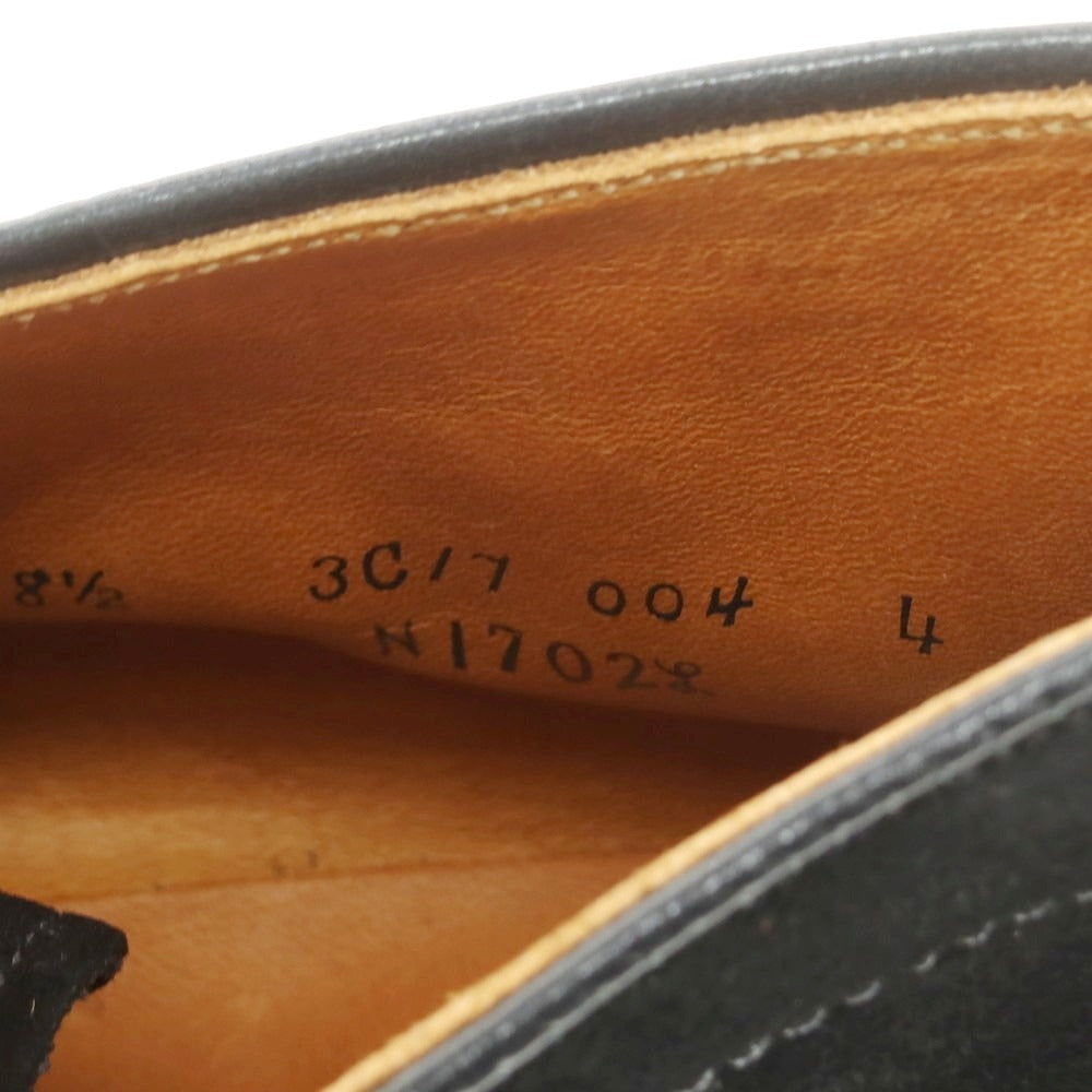 【新品】オールデン ALDEN N1702 スエード チャッカブーツ ブラック【 81/2D 】【 状態ランクN 】【 メンズ 】