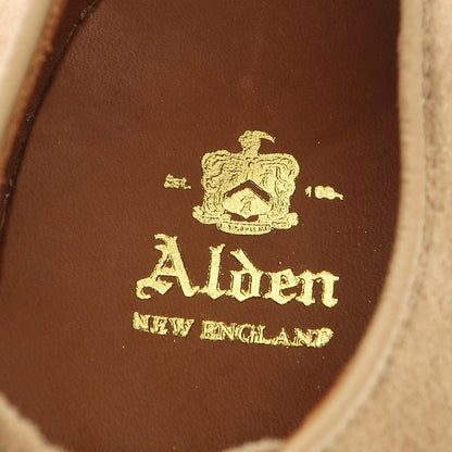 【新品】オールデン ALDEN N6438 スエード プレーントゥ ドレスシューズ ベージュ【 61/2Ｄ 】【 状態ランクN 】【 メンズ 】