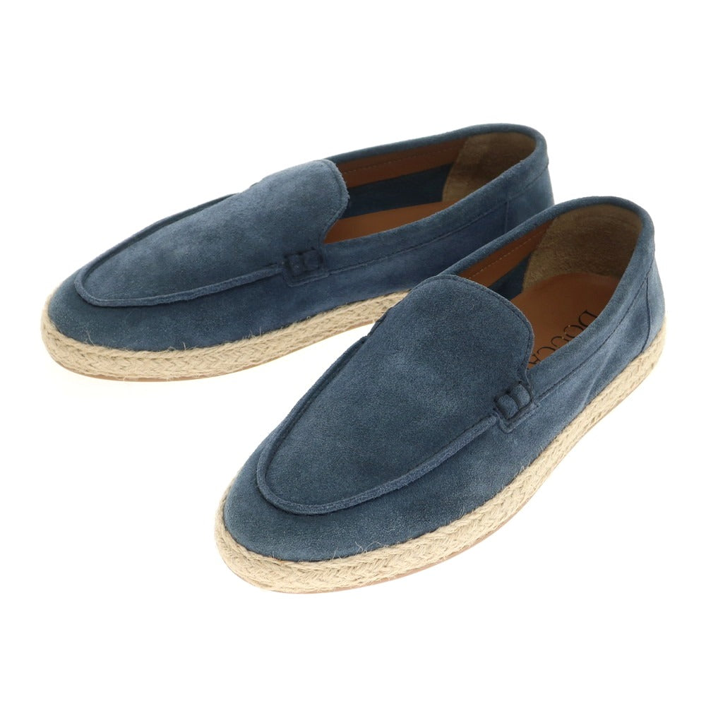 【新品】デュカルス DOUCALS スエード エスパドリーユ シューズ ブルー【 39 】【 状態ランクN 】【 メンズ 】