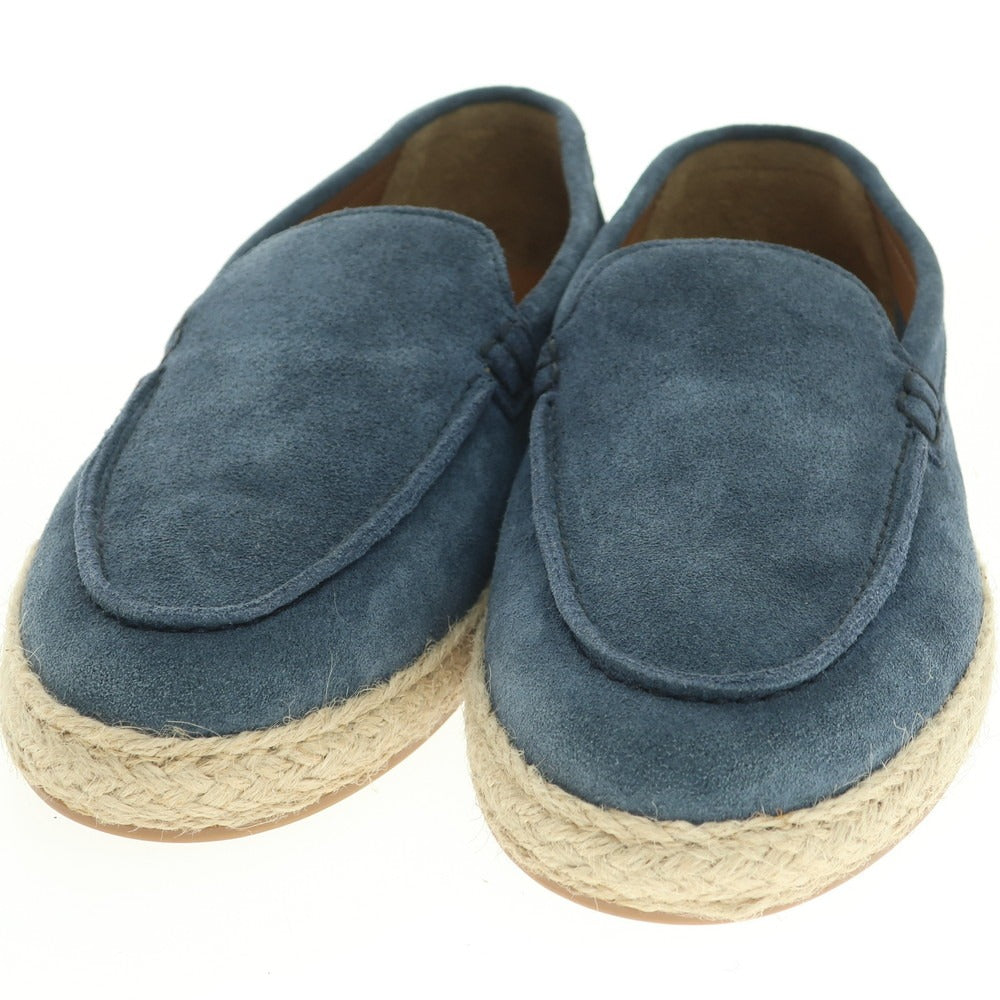 【新品】デュカルス DOUCALS スエード エスパドリーユ シューズ ブルー【 39 】【 状態ランクN 】【 メンズ 】