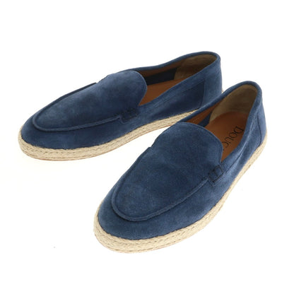 【新品】デュカルス DOUCALS スエード エスパドリーユ シューズ ネイビーブルー【 42 】【 状態ランクN 】【 メンズ 】