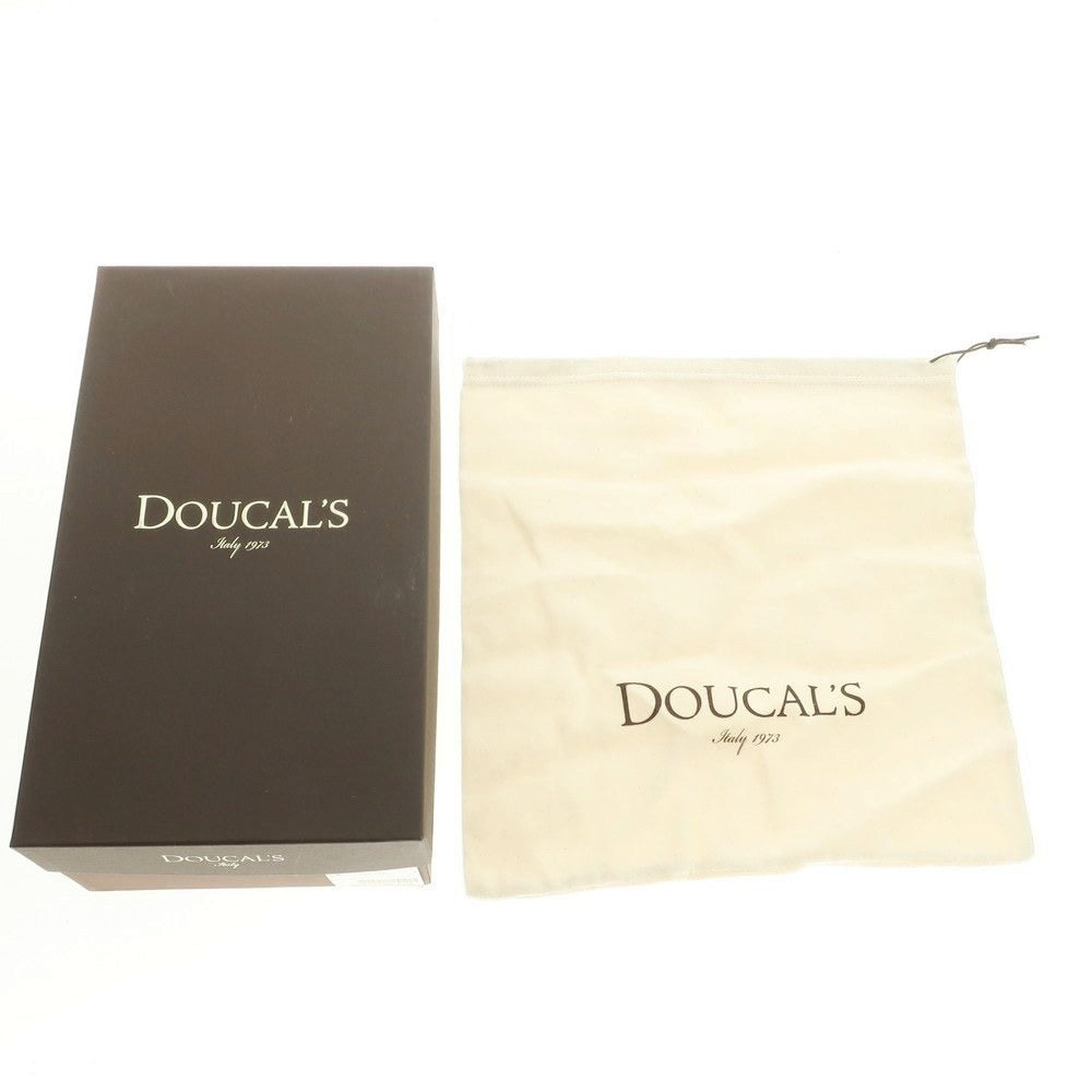 【中古】デュカルス DOUCALS パンチングレザー スニーカー ホワイト【 42 】【 状態ランクA 】【 メンズ 】