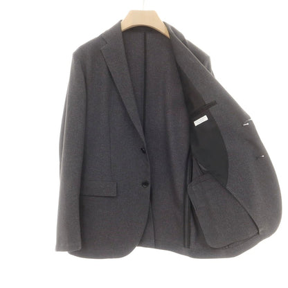【中古】ビューティアンドユースユナイテッドアローズ BEAUTY&amp;YOUTH UNITED ARROWS ポリエステル イージー 2つボタンスーツ グレー【 L 】【 状態ランクB 】【 メンズ 】