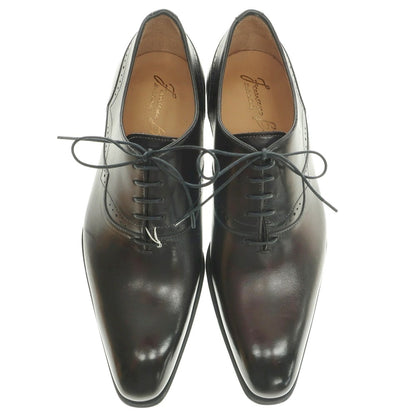 【中古】【未使用】フランチェスコ ベニーニョ FRANCESCO BENIGNO プレーントゥ ドレスシューズ ブラックブラウン【 6 】【 状態ランクS 】【 メンズ 】