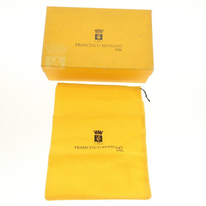 【中古】【未使用】フランチェスコ ベニーニョ FRANCESCO BENIGNO プレーントゥ ドレスシューズ イエローブラウン【 7 1/2 】【 状態ランクS 】【 メンズ 】