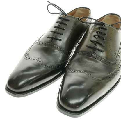 【中古】【未使用】フランチェスコ ベニーニョ FRANCESCO BENIGNO ウイングチップ ドレスシューズ ダークオリーブ【 7 】【 状態ランクS 】【 メンズ 】