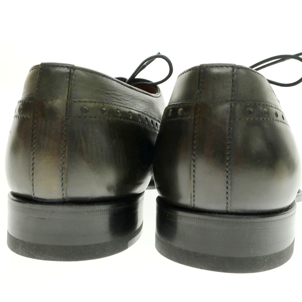 【中古】【未使用】フランチェスコ ベニーニョ FRANCESCO BENIGNO ウイングチップ ドレスシューズ ダークオリーブ【 7 】【 状態ランクS 】【 メンズ 】