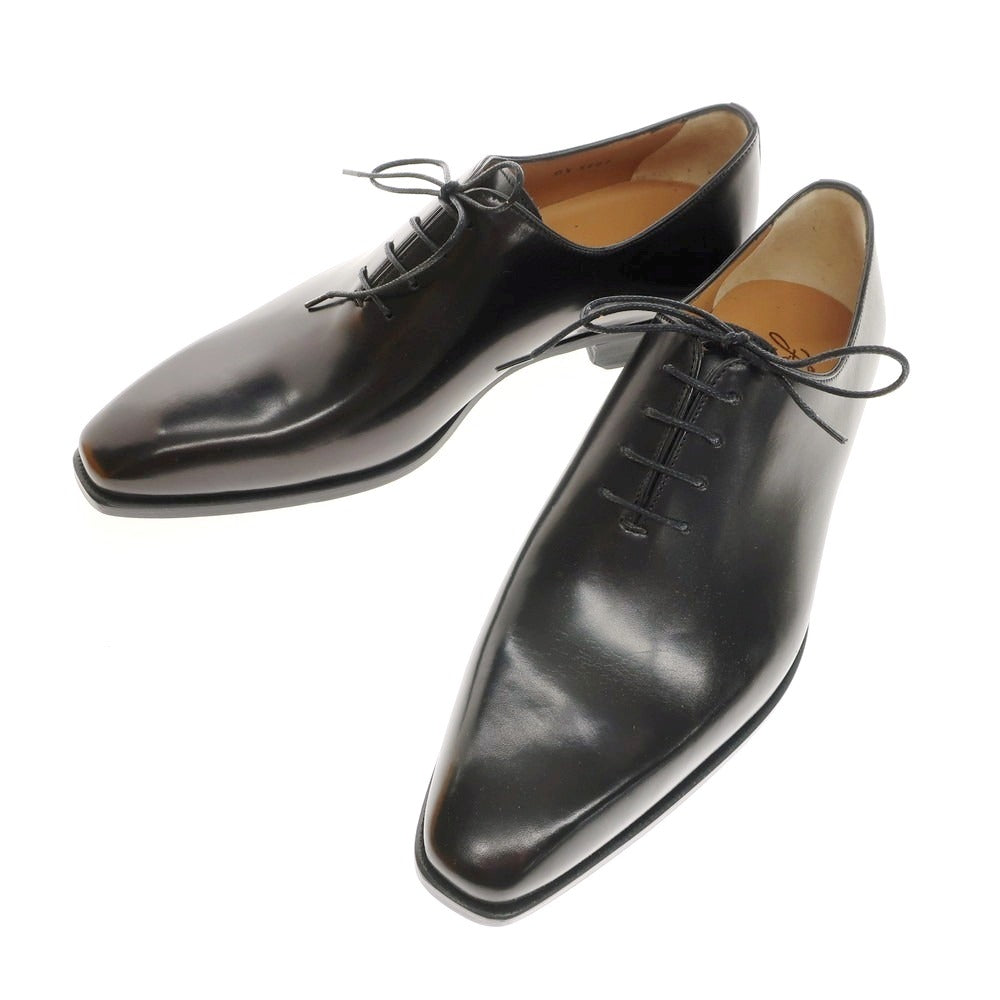 【中古】【未使用】フランチェスコ ベニーニョ FRANCESCO BENIGNO ホールカット ドレスシューズ ブラック【 6 1/2 】【 状態ランクS 】【 メンズ 】