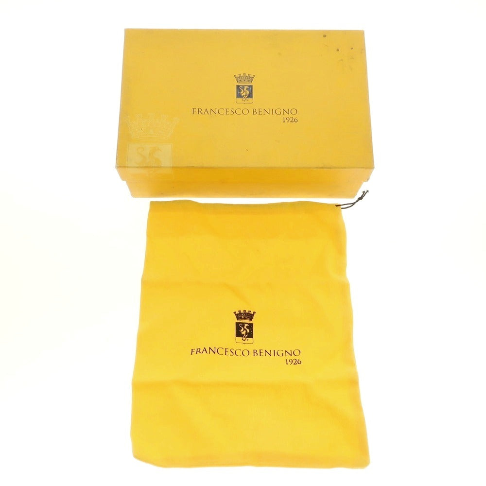 【中古】【未使用】フランチェスコ ベニーニョ FRANCESCO BENIGNO ホールカット ドレスシューズ ブラック【 6 1/2 】【 状態ランクS 】【 メンズ 】