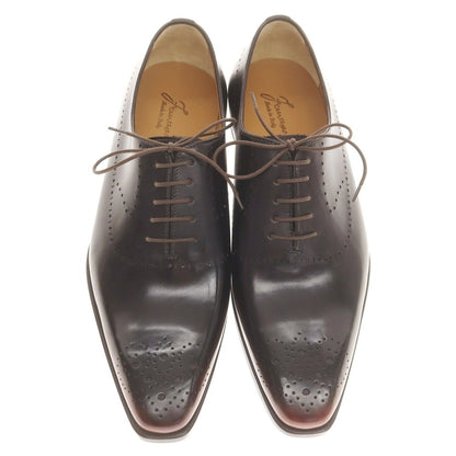 【中古】【未使用】フランチェスコ ベニーニョ FRANCESCO BENIGNO ホールカット ドレスシューズ ブラックブラウン【 6 】【 状態ランクS 】【 メンズ 】
