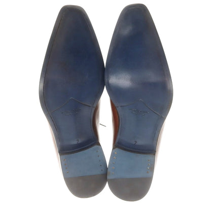 【中古】【未使用】フランチェスコ ベニーニョ FRANCESCO BENIGNO ホールカット ドレスシューズ ブラックブラウン【 7 】【 状態ランクS 】【 メンズ 】