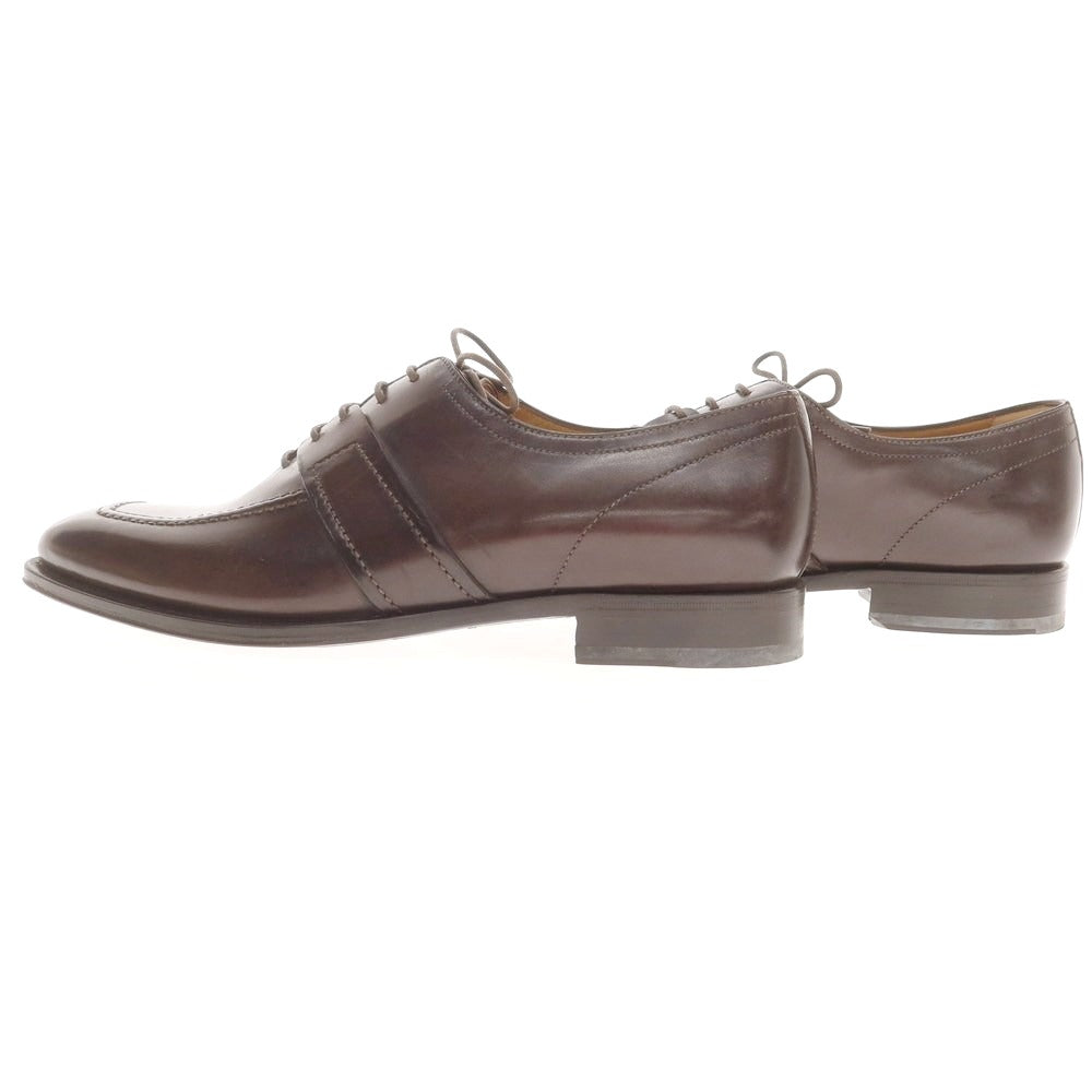 【中古】【未使用】フランチェスコ ベニーニョ FRANCESCO BENIGNO Uチップ ドレスシューズ ダークブラウン【 7 1/2 】【 状態ランクS 】【 メンズ 】 [CPD]