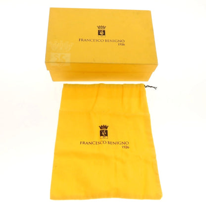 【中古】【未使用】フランチェスコ ベニーニョ FRANCESCO BENIGNO シングルモンク ドレスシューズ ブラックネイビー【 6 1/2 】【 状態ランクS 】【 メンズ 】