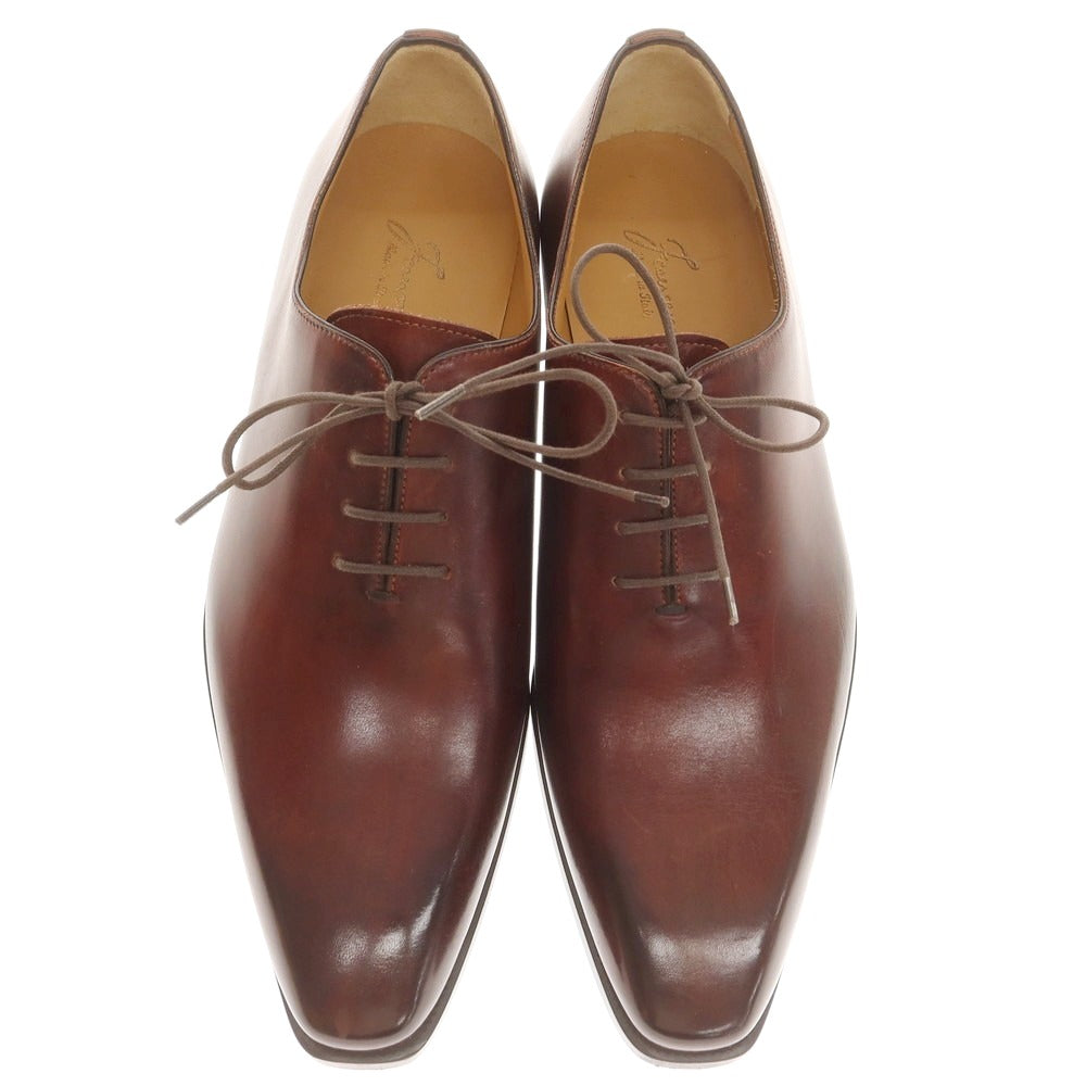 【中古】【未使用】フランチェスコ ベニーニョ FRANCESCO BENIGNO ホールカット ドレスシューズ バーガンディ【 6 】【 状態ランクS 】【 メンズ 】