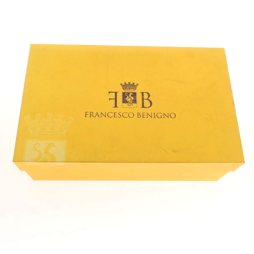 【中古】フランチェスコ ベニーニョ FRANCESCO BENIGNO ウイングチップ コインローファー ダークグレー【 7 】【 状態ランクA 】【 メンズ 】